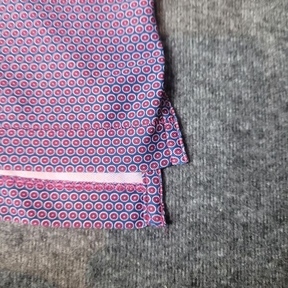 Peter Millar Bay Men's 2XL Performance Purple Golf Shirt - Picture 5 of 8